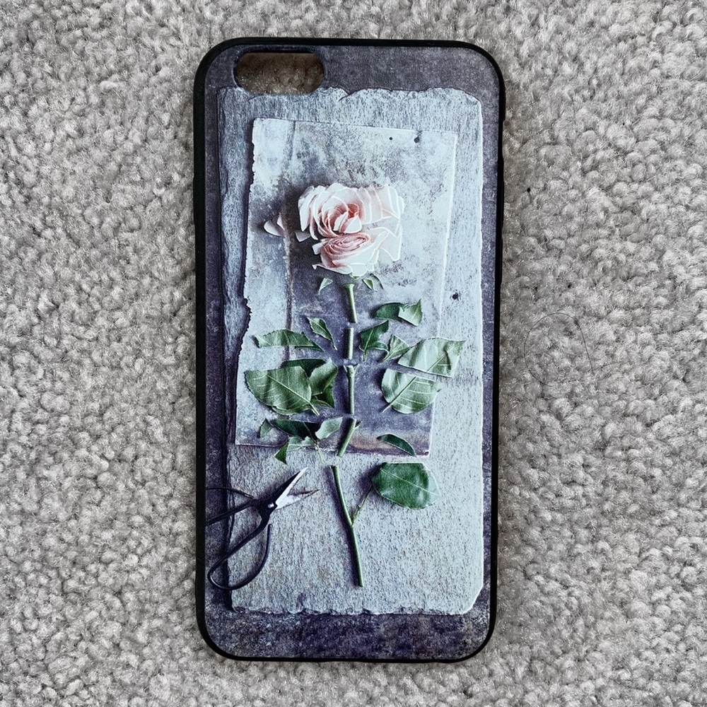 [NEW] iPhone 6/6s Rose Soft Silicone Phone Case